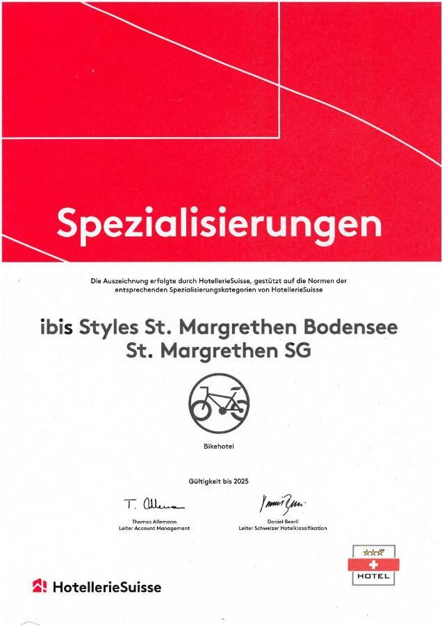 Ibis Styles St Margrethen Bodensee St. Margrethen Exterior foto